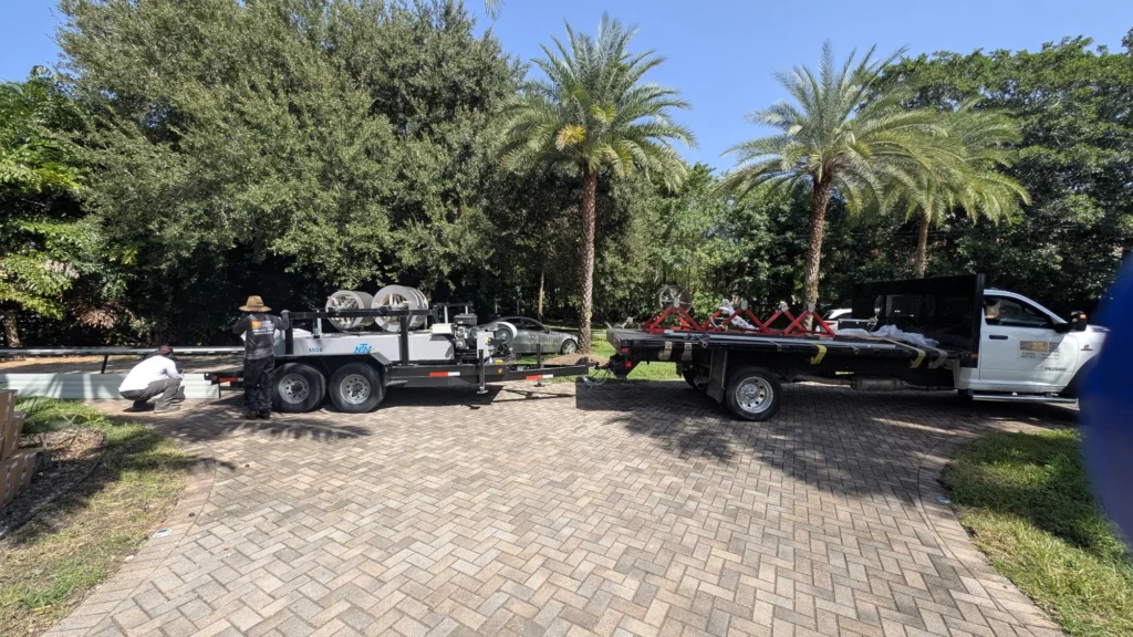 Work vehicles and the site access area