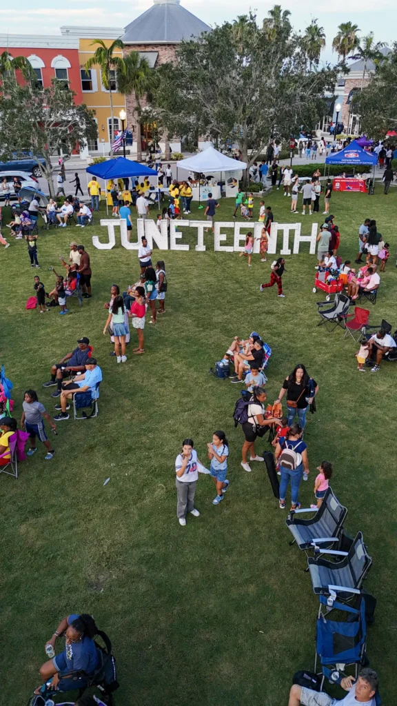 Outdoor community event grounds