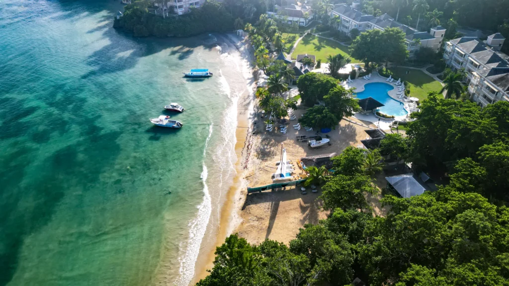 Beach and waterfront venue setting
