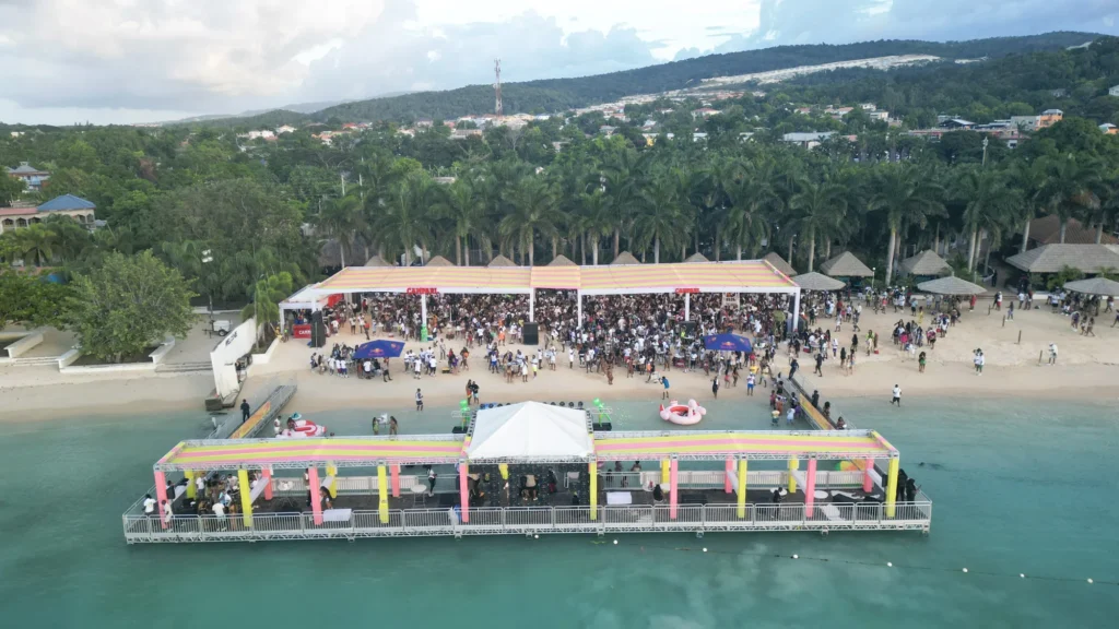 Waterfront beach venue and gathering space